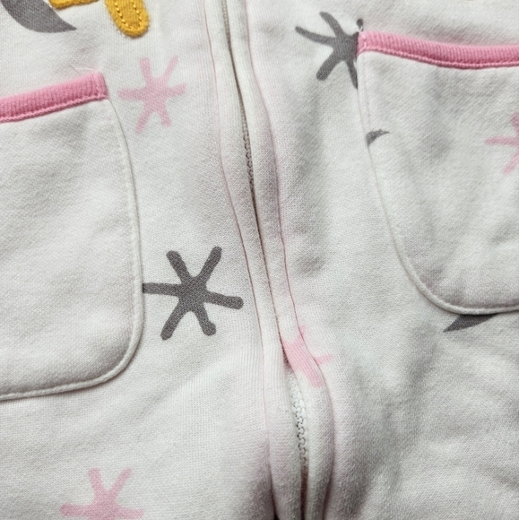 Wearable Blanket Sleeper Double Layered Cotton Size 1T-3T Owl Pink. Vaenati Baby - Picture 3 of 5